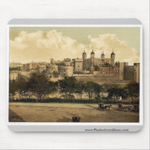 Der Turm, London, England seltene Photochrom Mousepad