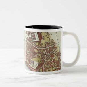 Der Turm und das St. Catherine, für 'die Übersic Zweifarbige Tasse