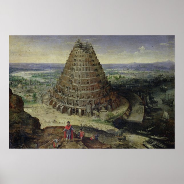 Der Turm von Babel, 1594 Poster (Vorne)
