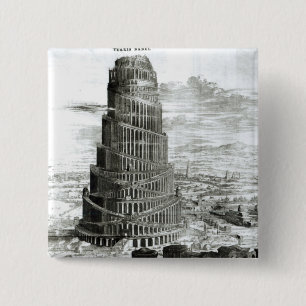 Der Turm von Babel, 1679 Button