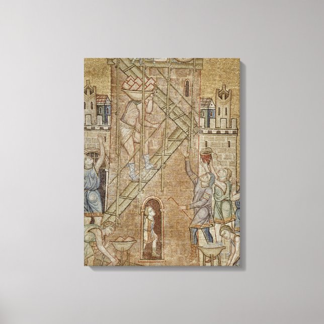 Der Turm von Babel, aus dem Atrium Leinwanddruck (Vorderseite)