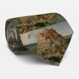 Der Turm von Babel Durch Pieter Bruegel Krawatte