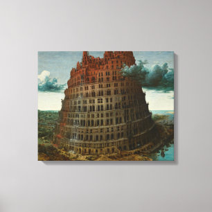 Der Turm von Babel (von Pieter Bruegel dem Älteren Leinwanddruck