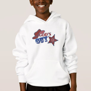 Der Typ-Kinder des Gottes der Hoodie