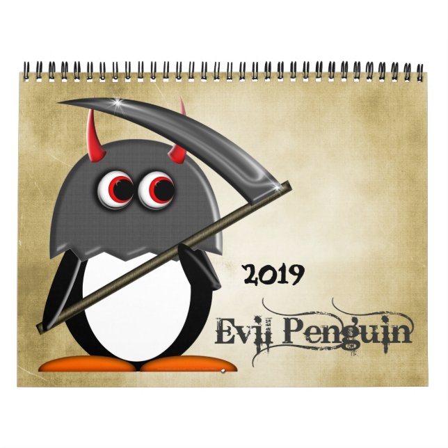 Der ÜBEL PENGUIN™ Cartoon KALENDER 2016 (Titelbild)