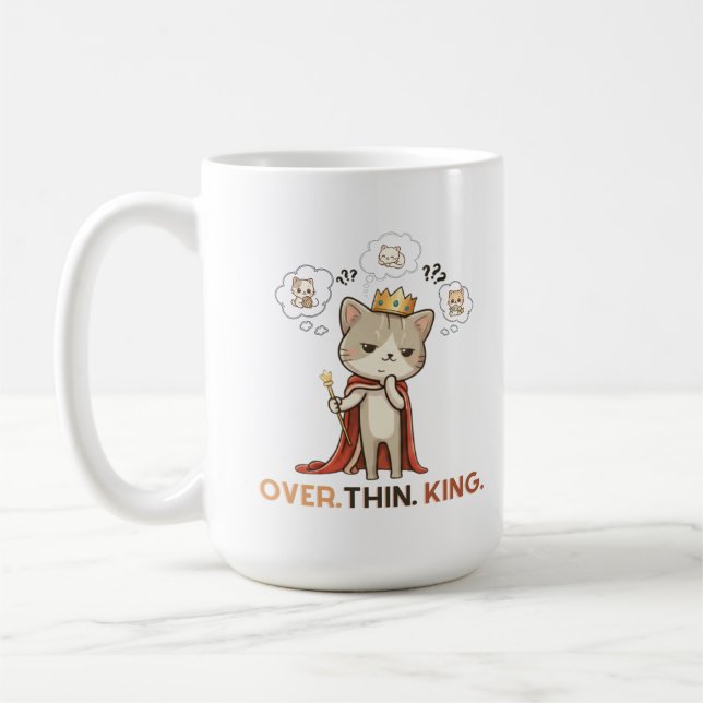 Der Überdenk-König Kaffeetasse (Links)