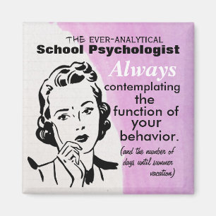 Der Überhaupt-Analytische Schulpsychologe-Magnet Magnet
