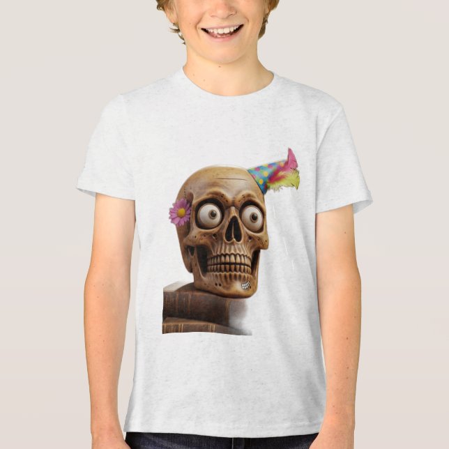 Der überraschende Gelehrte Tri-Blend Shirt (Vorderseite)