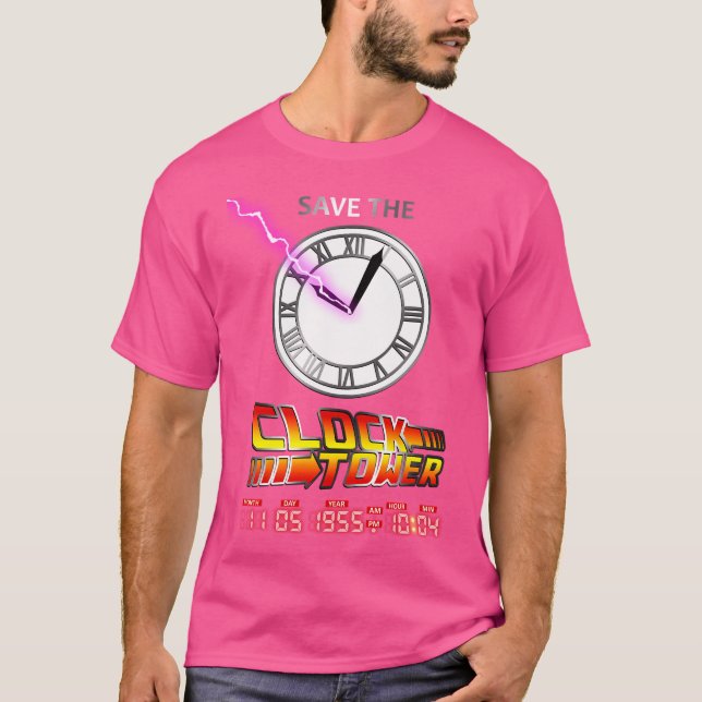 Der Uhrturm gerettet T-Shirt (Vorderseite)