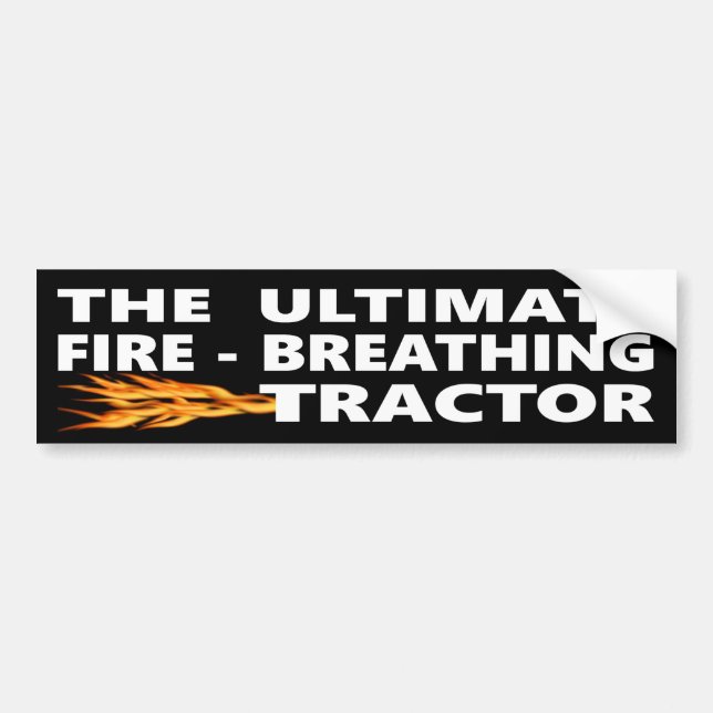 Der ultimative Autoaufkleber für den Feueratmer (Vorne)