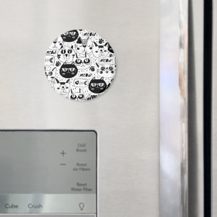 Der ultimative Katzenliebhaber - Kuschelkatze Haus Magnet