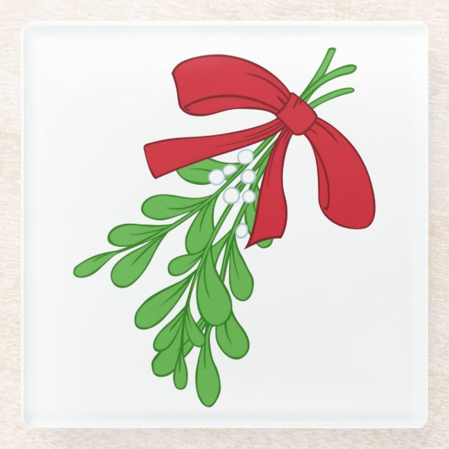 DER ULTIMATIVE "MISTLETOE* CHRISTMAS UNTERSETZER (Vorderseite)
