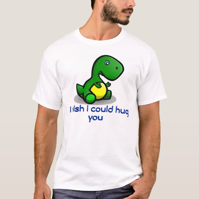 "Der Umarmungs-Wunsch" RAwR das Baby TRex Shirt (Vorderseite)
