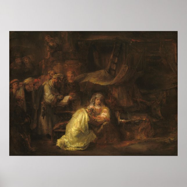Der Umzug - Rembrandt Fine Art Poster (Vorne)