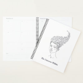 Der Universum-in-Minimalismus-Planer - Celestial Planer