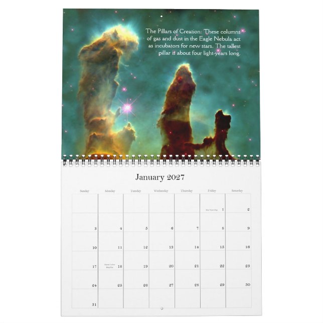 Der Universum-Kalender Kalender (Jan 2027)