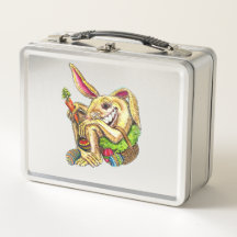 Der unkonventionelle Metall-Lunchbox-Osterkorb