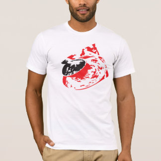 Der unkonventionelle Wirbel T-Shirt