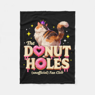 Der Unofficial Donut Holes Fanclub Lustiger Katzen Fleecedecke