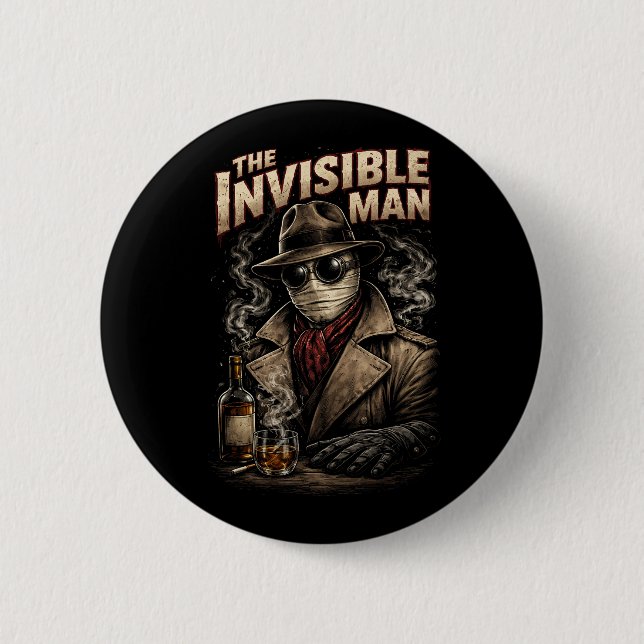 Der Unsichtbare Mann Button (Vorderseite)