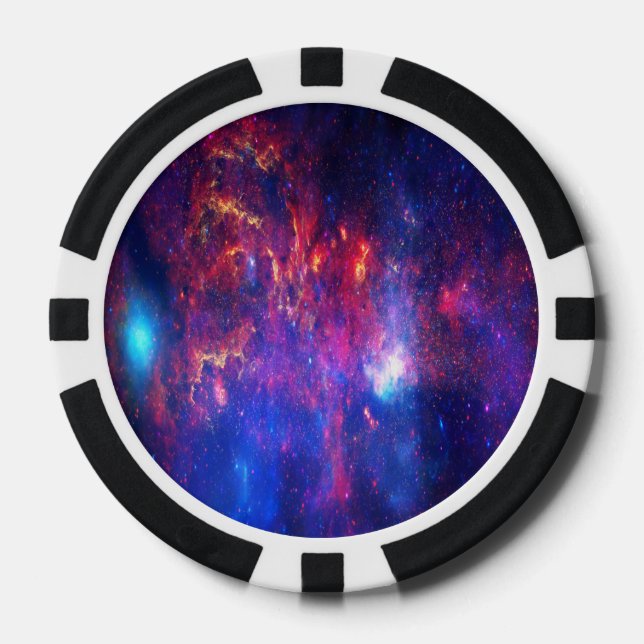 Der untergehende Kern der Milchstraße Pokerchips (Vorderseite)