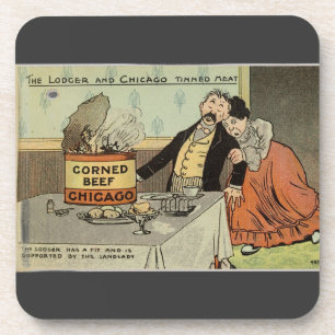 Der Untermieter und das Chicago konservierten Getränkeuntersetzer