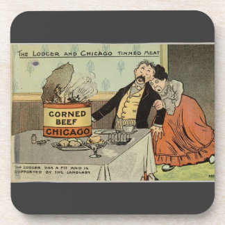Der Untermieter und das Chicago konservierten Getränkeuntersetzer