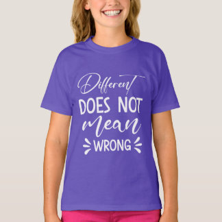 Der Unterschied ist nicht Gemein falsch T-Shirt
