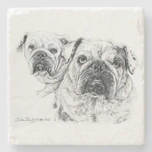 Der Untersetzer Bald Divas Stone (Vorderseite)