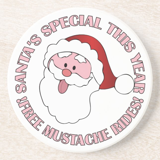 Der Untersetzer des Weihnachtsmanns-Mustache (Vorne)