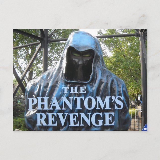 Der Untersetzer-Eingang des Phantom-Rachewalzwerks Postkarte (Vorderseite)