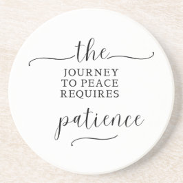 Der Untersetzer "Reise in den Frieden"