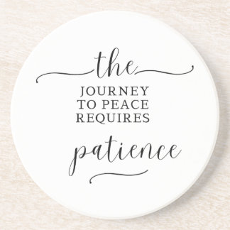 Der Untersetzer "Reise in den Frieden"