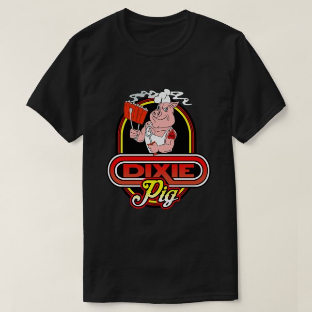 Der unverzichtbare T - Shirt des Dixie Pig (Design vorne)