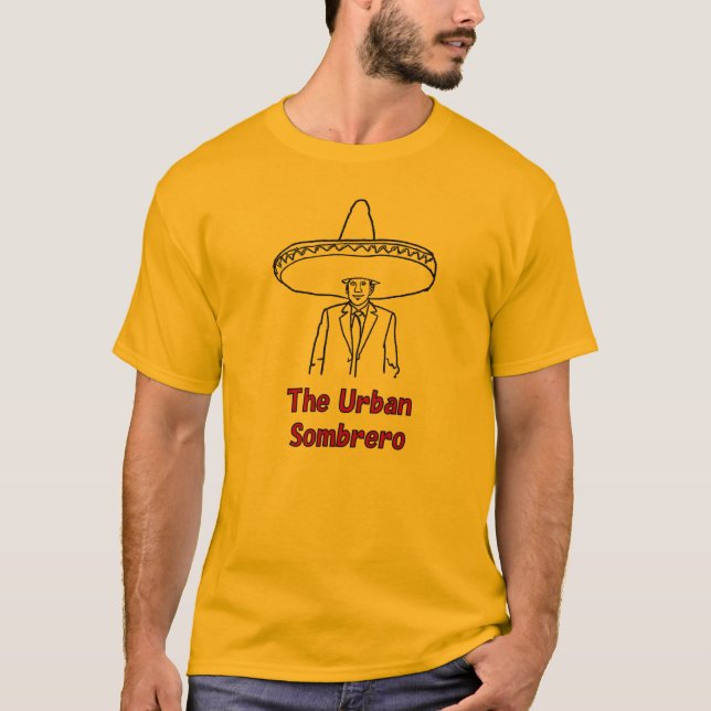 Der urbane Sombrero-T - Shirt (Vorderseite)