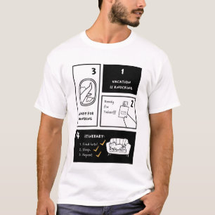 Der Urlaub klopft   Finden Sie Hotel. Schlafen. Wi T-Shirt