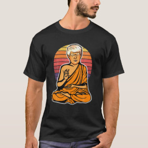Der ursprüngliche aufgeklärte Trump Buddha Retro T-Shirt