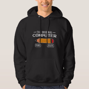 Der ursprüngliche Computer-Geek Nerd Sarkastisch Hoodie