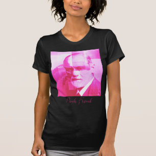 Der ursprüngliche rosa Freud_Black T - Shirt