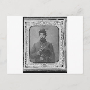 Der ursprüngliche schwarze Soldat Postkarte