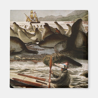 Der US-Drache in einer Expedition, George Catlin Magnet