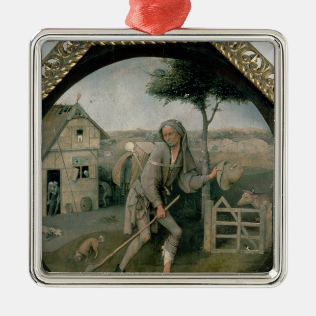 Der Vagabund/der verschwenderische Sohn, c.1510 Ornament Aus Metall (Vorne)
