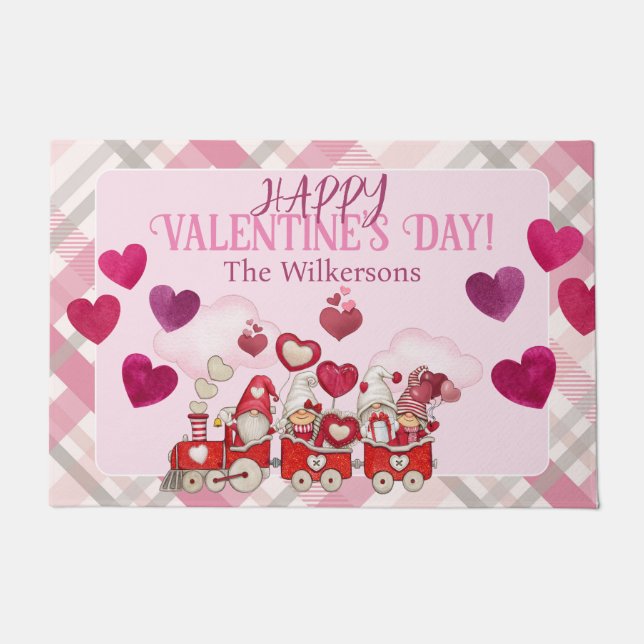 Der Valentinstag beginnt mit einem Zug Fußmatte (Vorderseite)