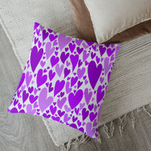 Der Valentinstag der Lila Herzen der Groovy und Ro