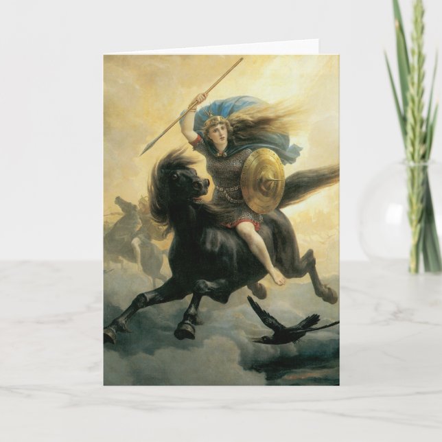 Der Valkyrie, 1869 Karte (Vorderseite)