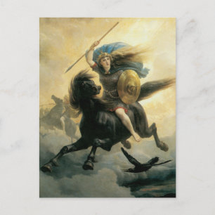 Der Valkyrie, 1869 Postkarte