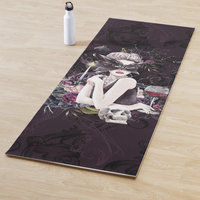 Der Vampir | Moody Gothic Vampy Glam Pale Skin Yogamatte (Beispiel)