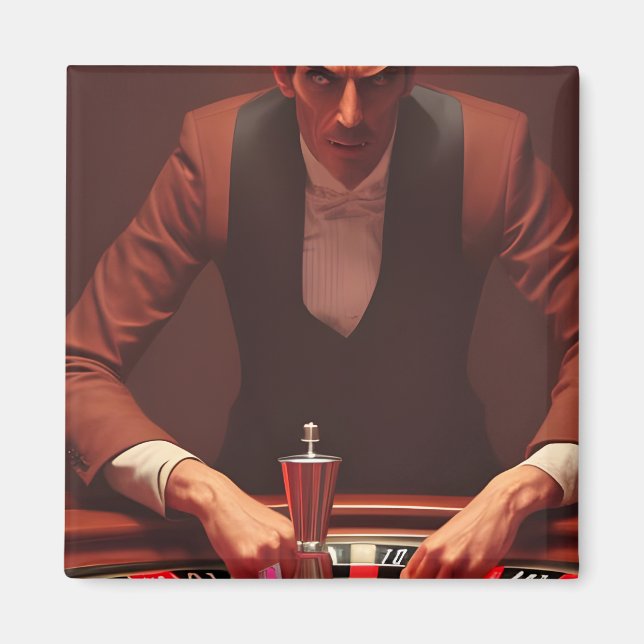 Der Vampire Casino Händler Magnet (Vorne)