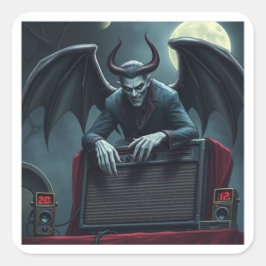 Der "vAMPire" Quadratischer Aufkleber