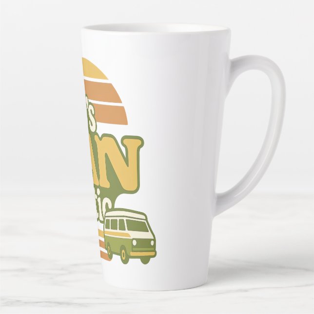 Der VANtastic Retro 70er Van Graphic von Life Milchtasse (Rechts)